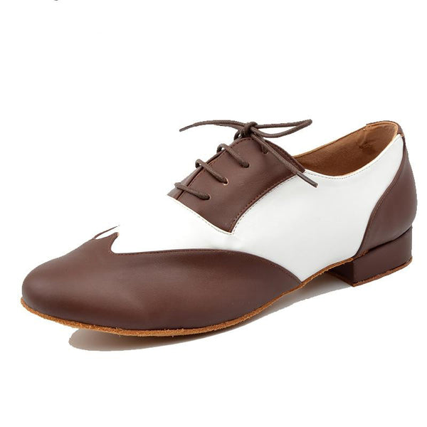 Synthetic Leather Lace-up Smooth Ballroom Shoe