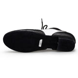 Genuine Leather Lace Up Ballroom Shoe