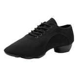 Black Canvas Split Sole  Jazz Shoe