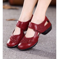 Genuine Leather Rubber Split Sole Jazz Shoe