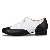 Modern Smooth PU Lace-up Ballroom Shoe