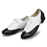 Modern Smooth PU Lace-up Ballroom Shoe