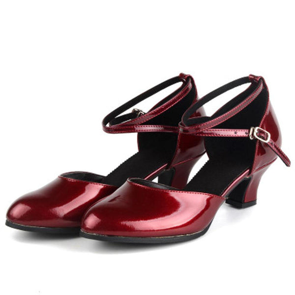 Synthetic Leather Closed Toe Ballroom Shoe