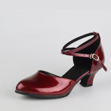 Synthetic Leather Closed Toe Ballroom Shoe